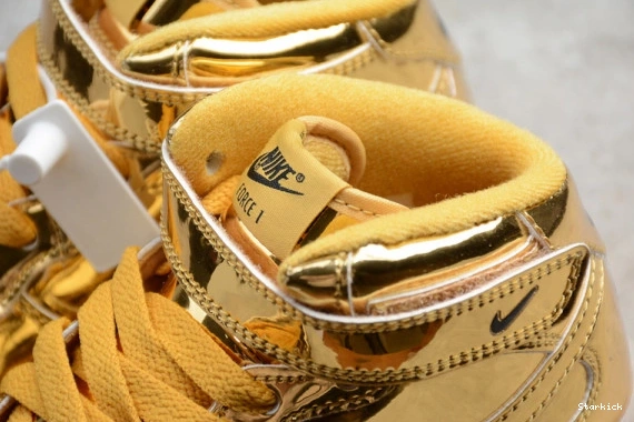 Force Metallic Mid Nike 314197-8100 1 Gold Air Kids WB 0926